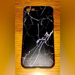 Amazon Black Marble iPhone SE Silicone Case​​​​​​